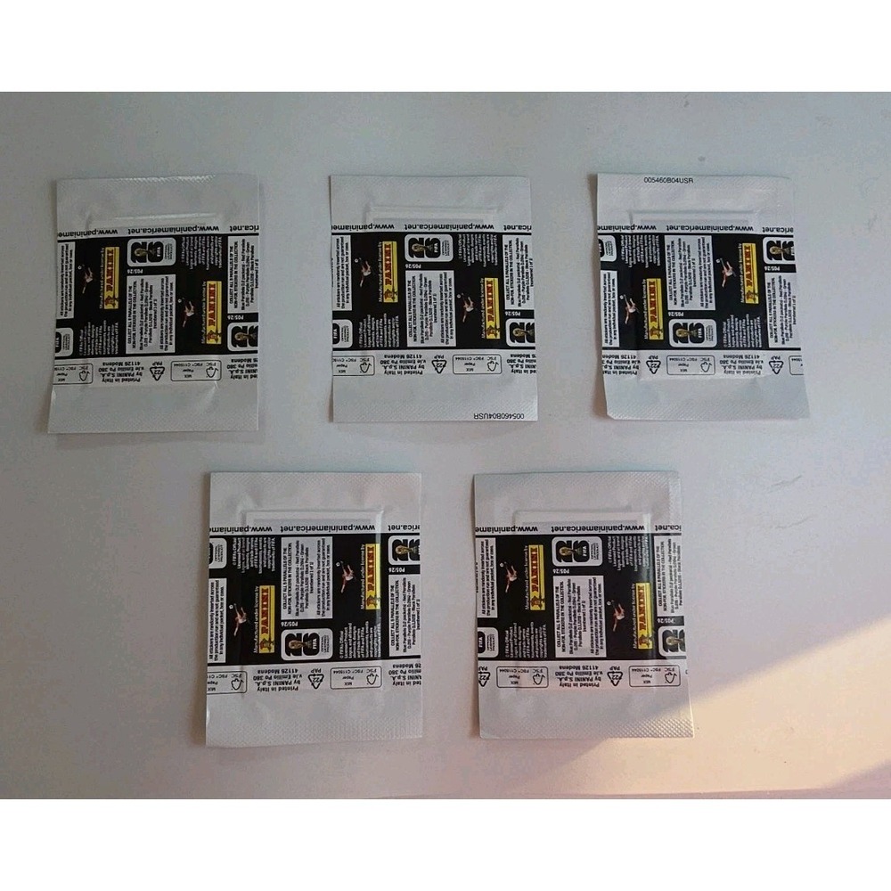 Panini FIFA World Cup 2026 Sealed Sticker Packs Lot of 5, each pk has 7 stickers - Picture 2 of 2